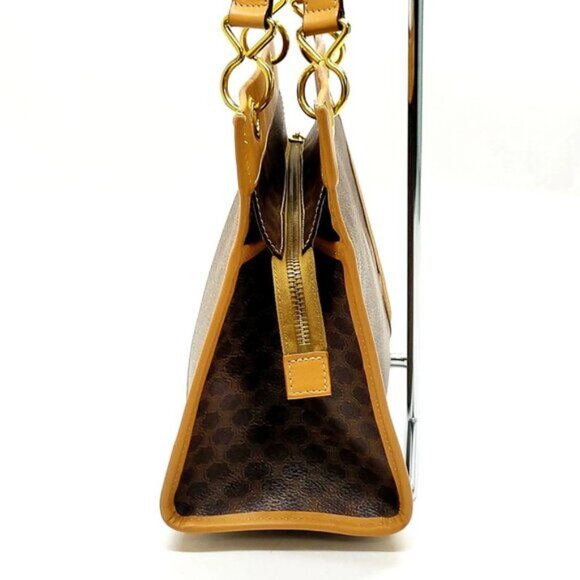 CELINE Brown PVC Hand Bag mon582-102525 - Picture 4 of 16